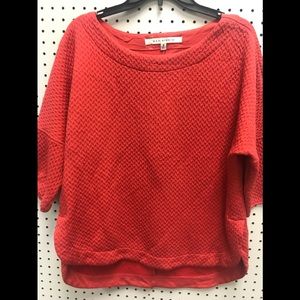 Red thick shirt